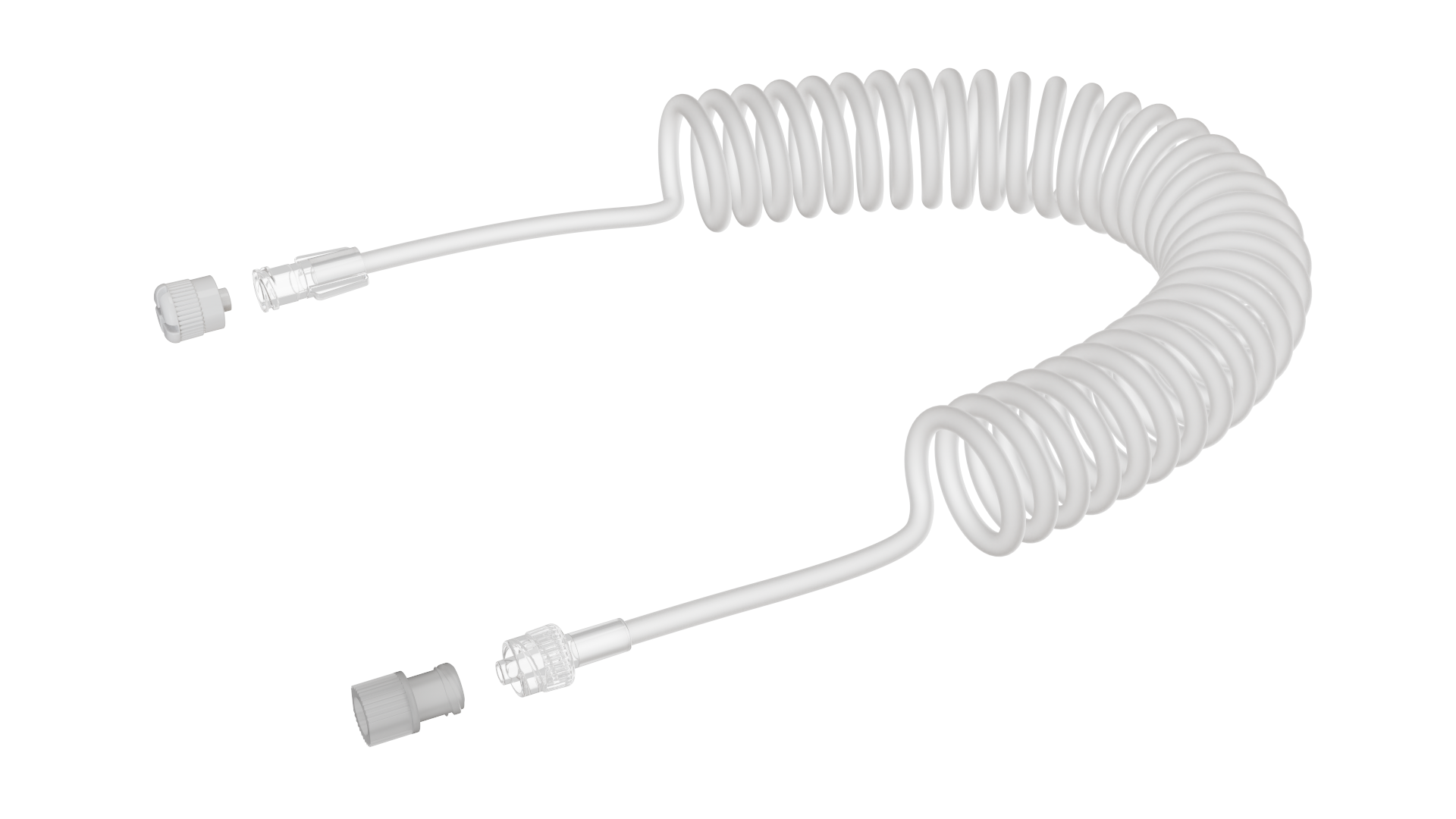 FLOWLine® Coiled PU Extension Set