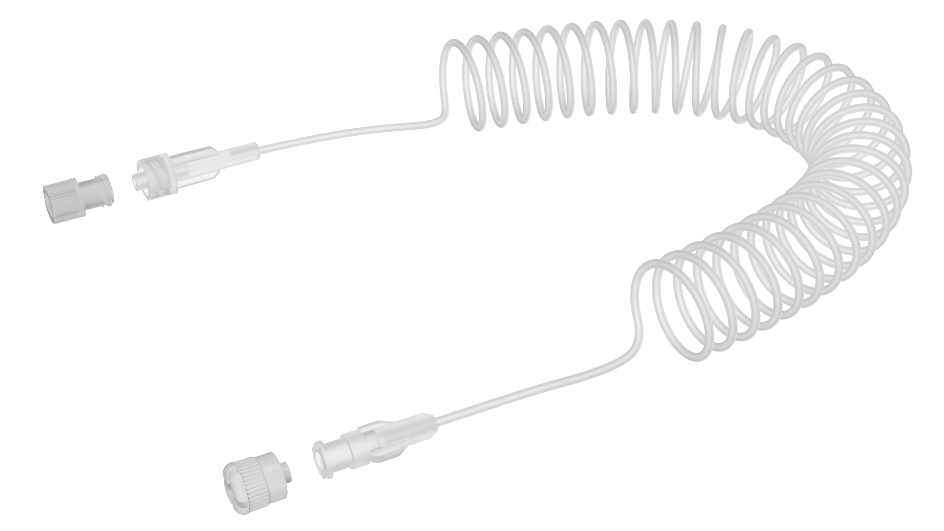 BABYLine® Small Bore Coiled PU Extension Sets